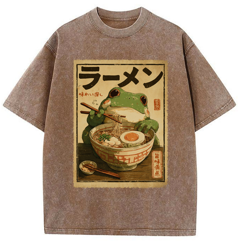 Tokyo-Tiger Ramen Bliss Washed T-Shirt