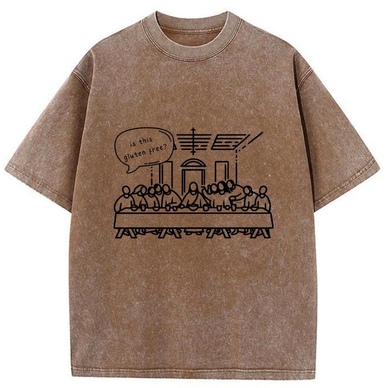 Tokyo-Tiger Gluten-free Dinner Washed T-Shirt