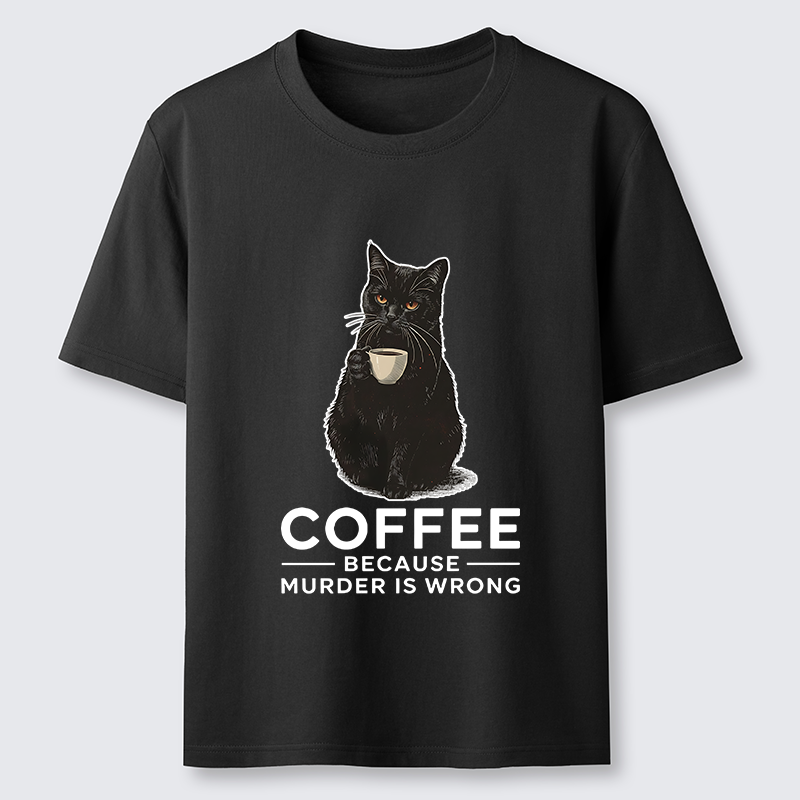 Tokyo-Tiger Can't Commit Murder So I'll Drink Coffee Classic T-Shirt