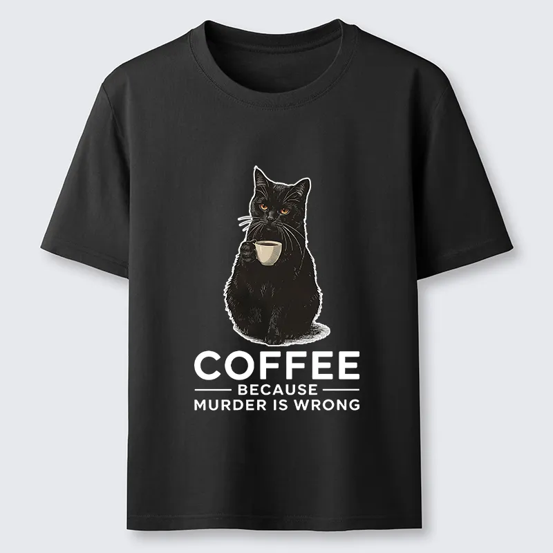 Tokyo-Tiger Can't Commit Murder So I'll Drink Coffee Classic T-Shirt