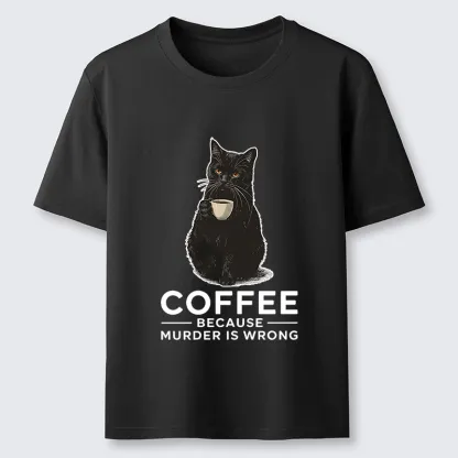 Tokyo-Tiger Can't Commit Murder So I'll Drink Coffee Classic T-Shirt