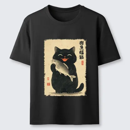 Tokyo-Tiger A Lucky Cat’s Catch Classic T-Shirt
