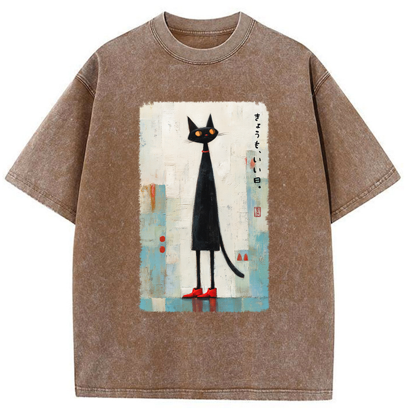 Tokyo-Tiger Another Good Day Washed T-Shirt