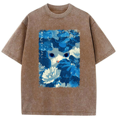 Tokyo-Tiger Found Me Yet Washed T-Shirt