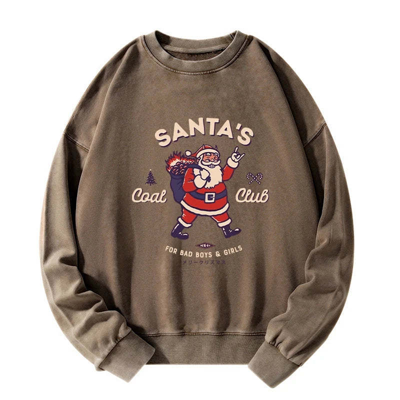 Tokyo-Tiger Santa's Coal Club Japan Washed Sweatshirt