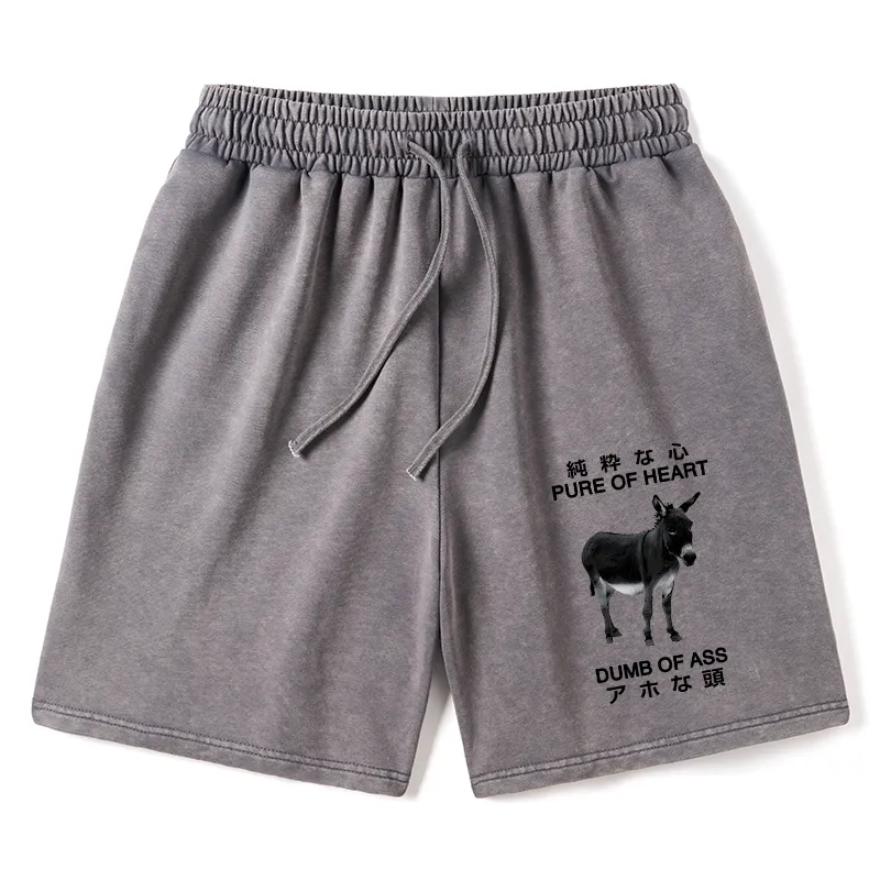 Tokyo-Tiger Pure Of Heart Dumb Of Ass Washed Shorts