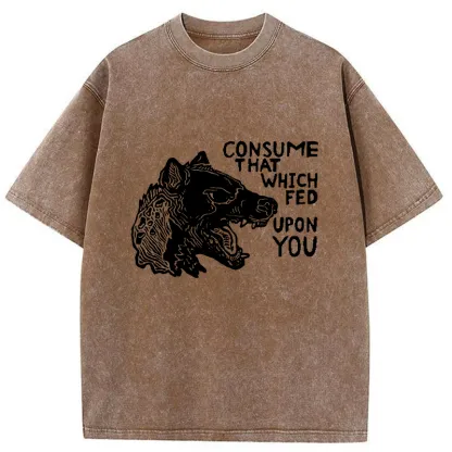 Tokyo-Tiger Rebellious Hyenas Washed T-Shirt