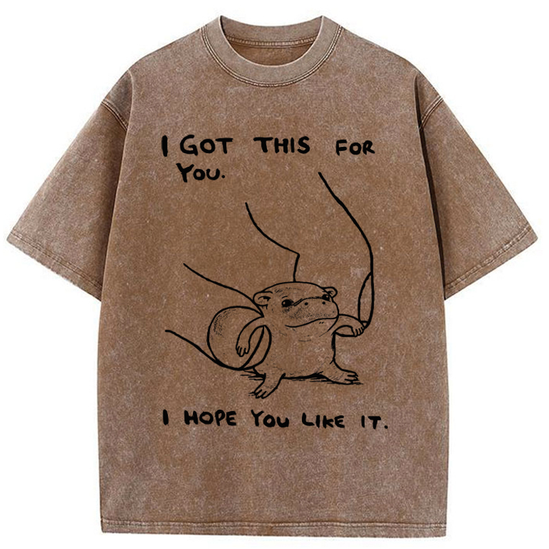 Tokyo-Tiger I Got This For You Washed T-Shirt