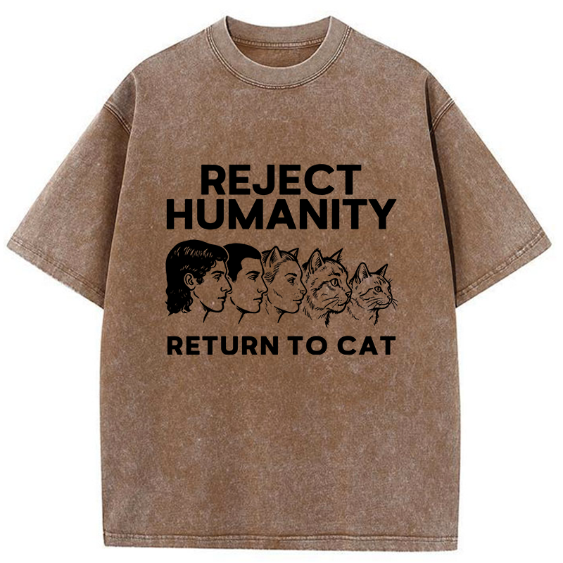 Tokyo-Tiger Return The Cat Washed T-Shirt