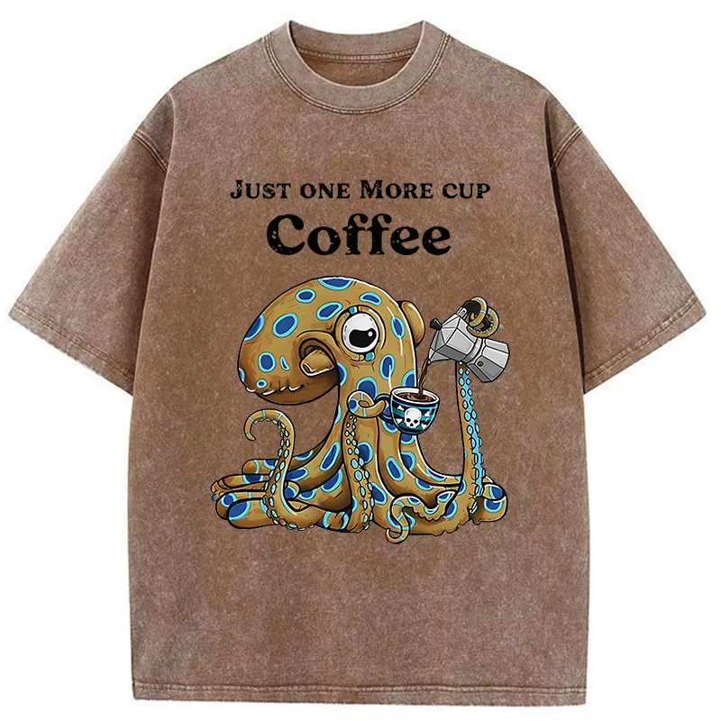 Tokyo-Tiger Poisoned Coffee Washed T-Shirt