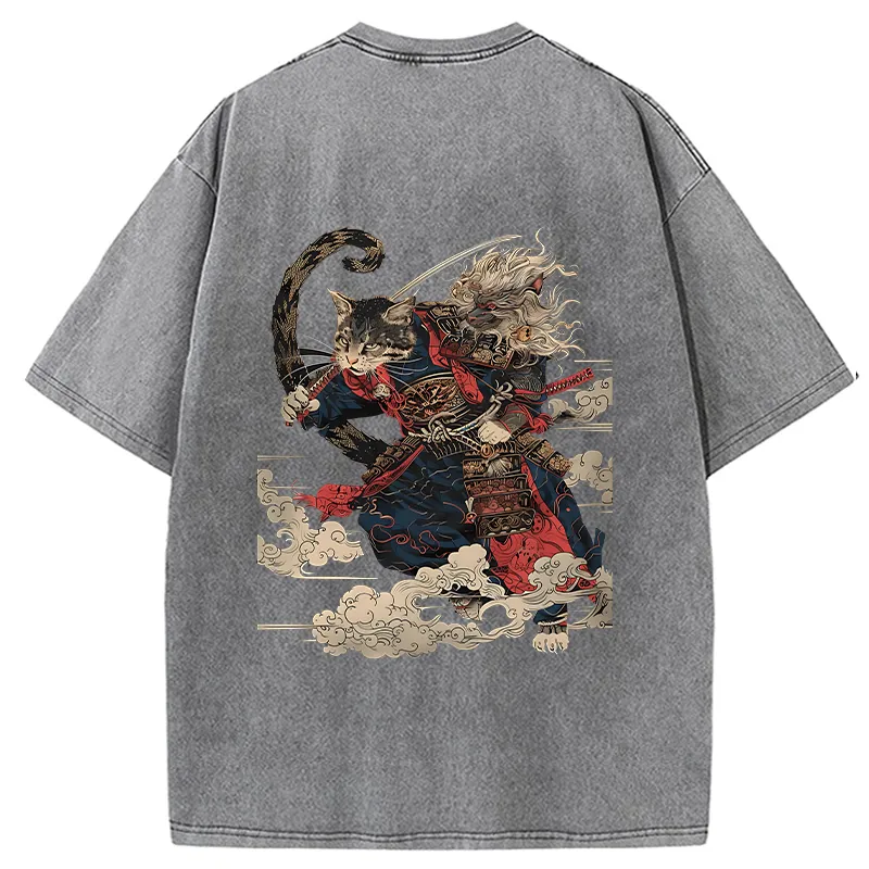 Tokyo-Tiger Dishonest Frog Back Washed T-Shirt Sale