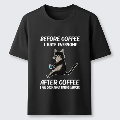 Tokyo-Tiger Hate Everyone After Drinking Coffee Classic T-Shirt