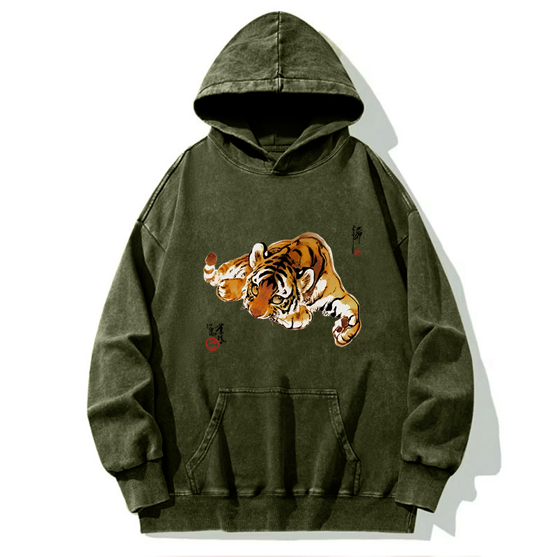 Tokyo-Tiger Tiger Cub Washed Hoodie