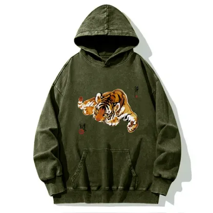 Tokyo-Tiger Tiger Cub Washed Hoodie