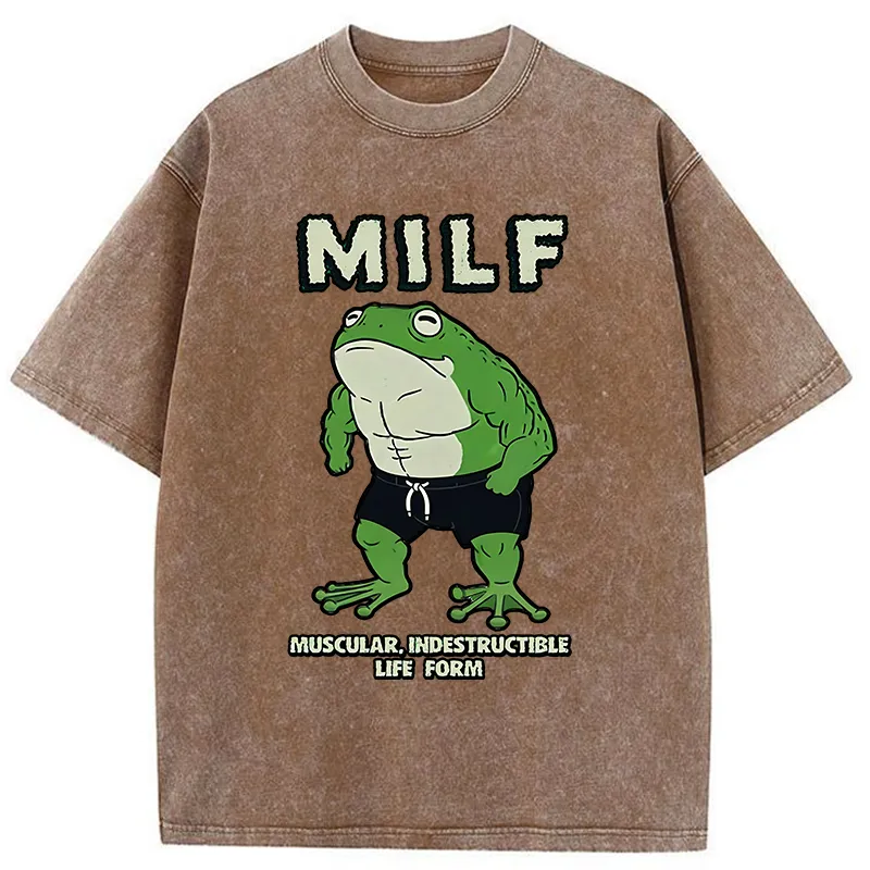 Tokyo-Tiger MILF Frog Washed T-Shirt