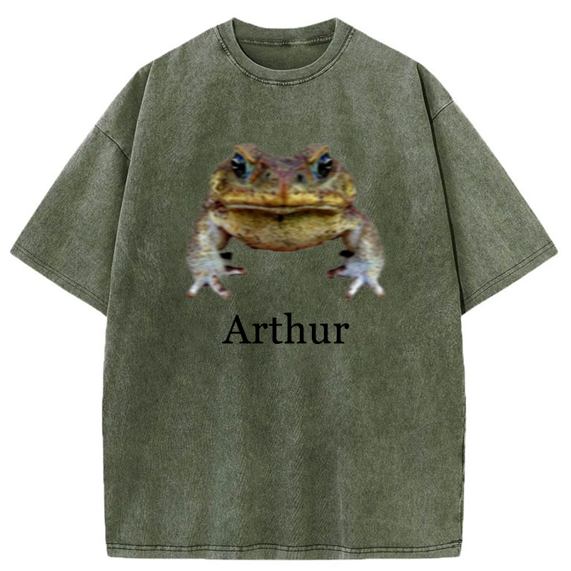 Tokyo-Tiger This Is Arthur Washed T-Shirt