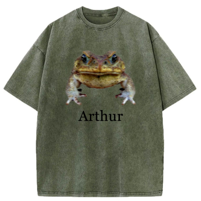 Tokyo-Tiger This Is Arthur Washed T-Shirt