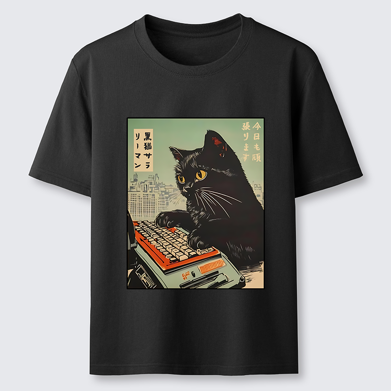 Tokyo-Tiger Cat Typing Classic T-Shirt