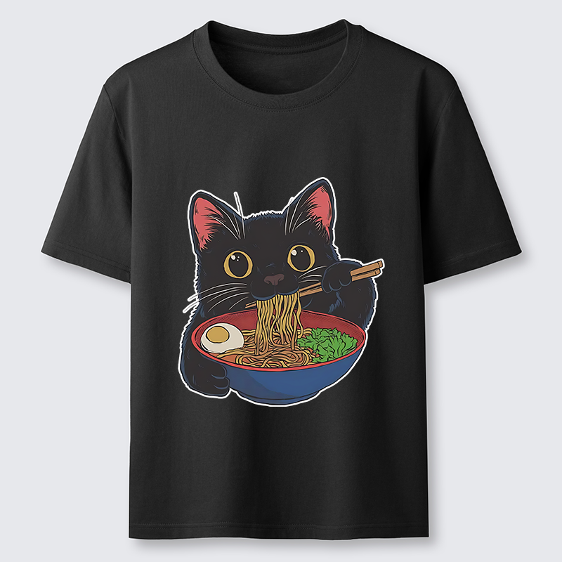 Tokyo-Tiger Black Cat Ate Japan Ramen Classic T-Shirt
