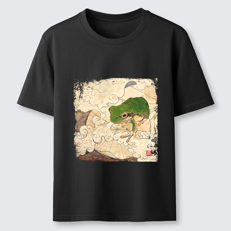 Tokyo-Tiger Vintage Frog Painting Classic T-Shirt