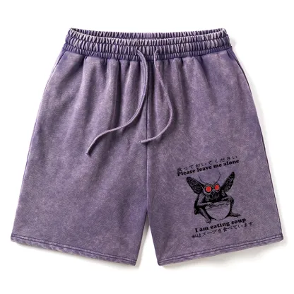 Tokyo-Tiger Don't Bother The Mothman Washed Shorts