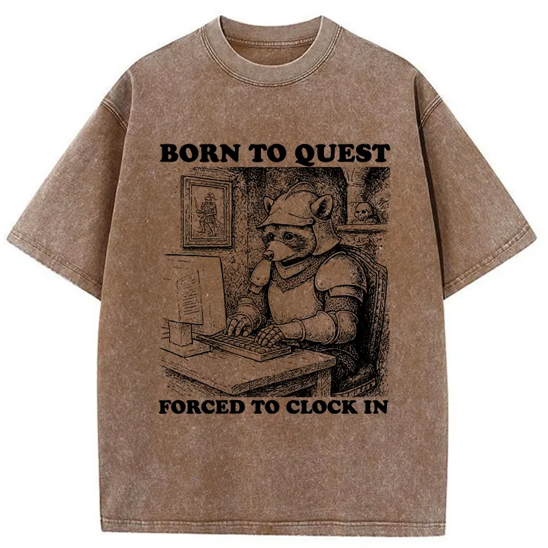 Tokyo-Tiger Loss Of Freedom Due To Work Washed T-Shirt