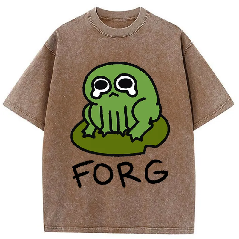 Tokyo-Tiger Sad Forg Washed T-Shirt
