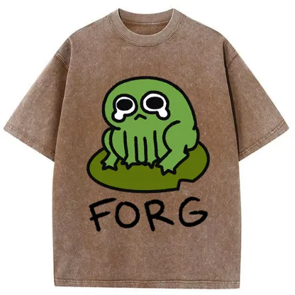 Tokyo-Tiger Sad Forg Washed T-Shirt