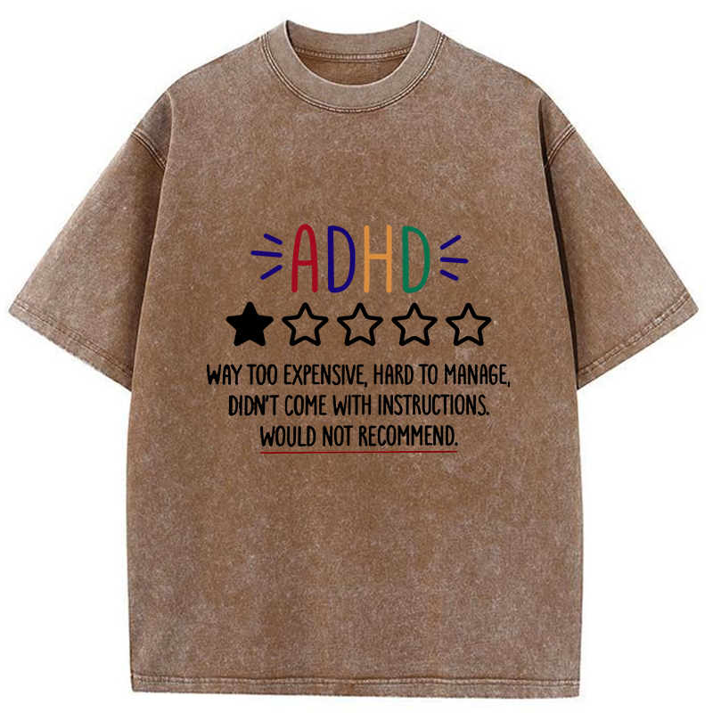 Tokyo-Tiger Evaluate ADHD Washed T-Shirt