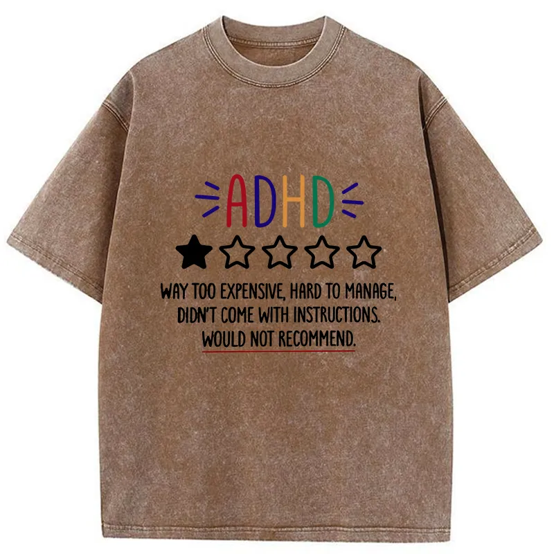 Tokyo-Tiger Evaluate ADHD Washed T-Shirt