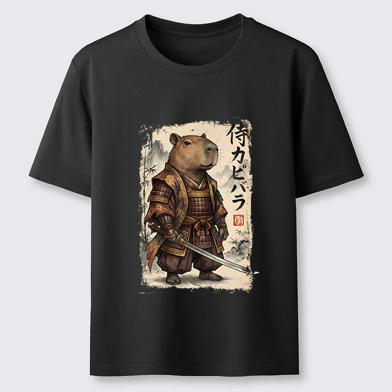 Tokyo-Tiger Samurai Capybara Classic T-Shirt