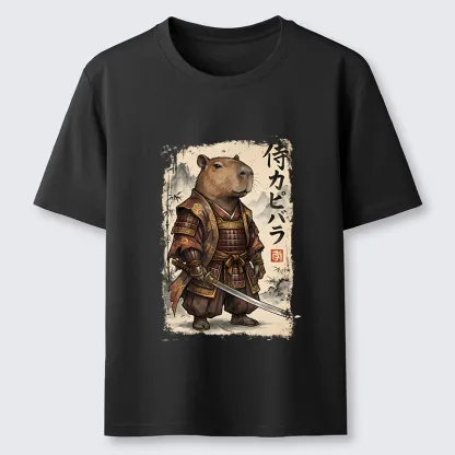 Tokyo-Tiger Samurai Capybara Classic T-Shirt