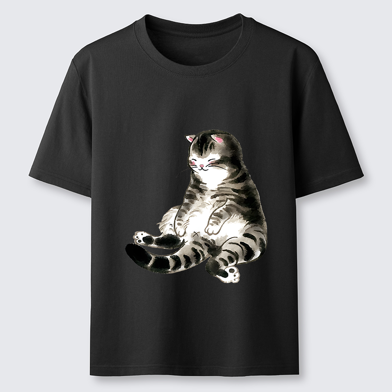 Tokyo-Tiger Ink Painting Cute Cat Classic T-Shirt