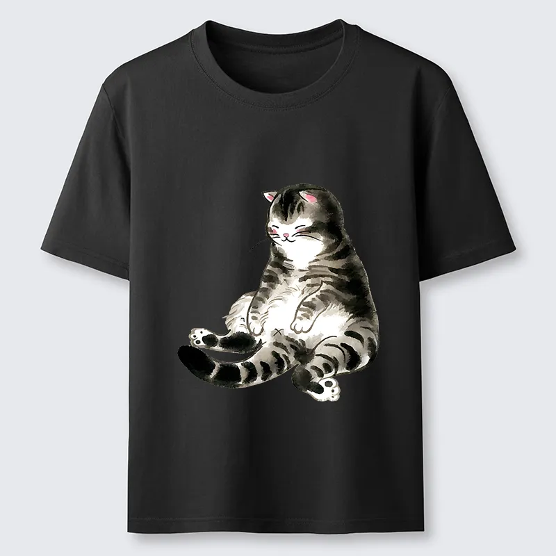 Tokyo-Tiger Ink Painting Cute Cat Classic T-Shirt