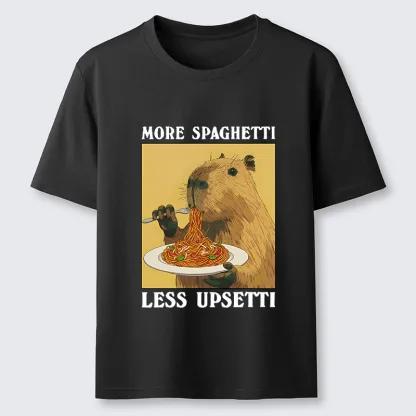 Tokyo-Tiger Capybara Eating Pasta Classic T-Shirt