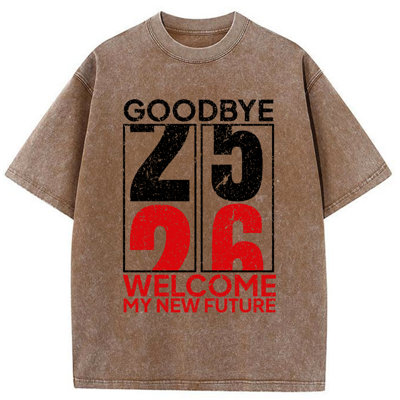 Tokyo-Tiger Welcome To 2026 Washed T-Shirt