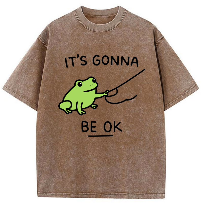 Tokyo-Tiger It's Gonna Be Okay Washed T-Shirt