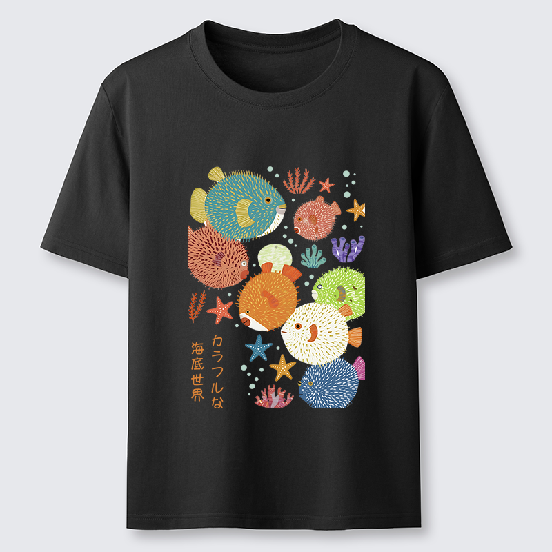 Tokyo-Tiger Japanese Fish Kanji Classic T-Shirt