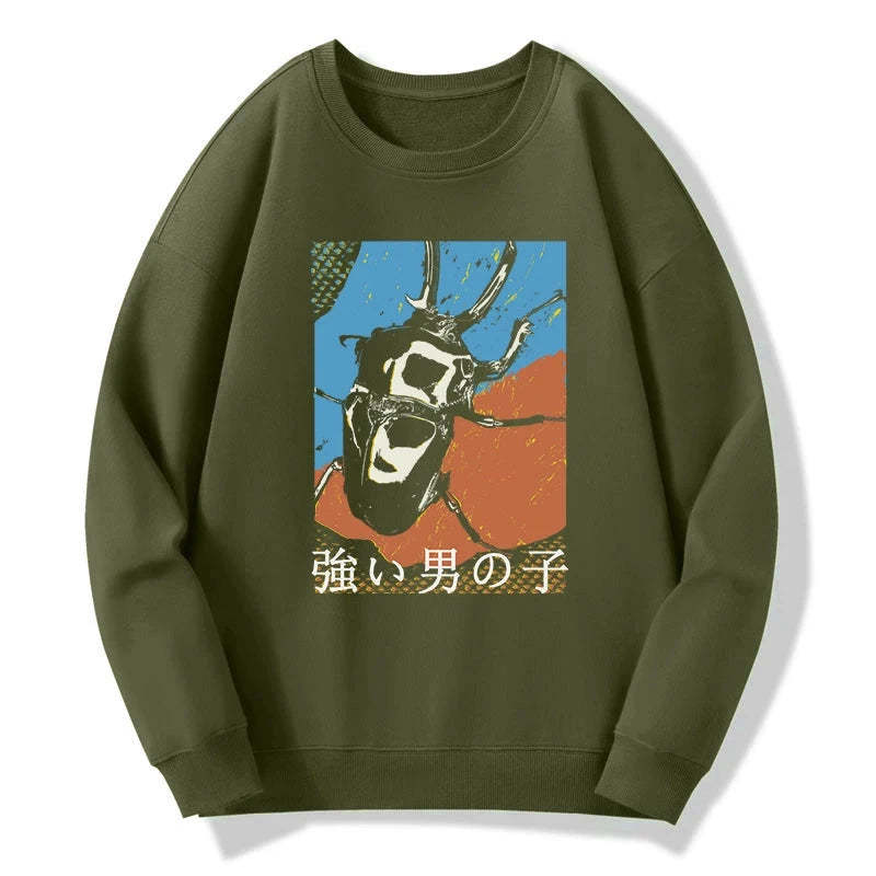 Tokyo-Tiger Strong Beetle Japanese Sweatshirt Sale