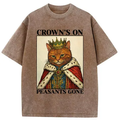 Tokyo-Tiger Today I Am My Own King Washed T-Shirt