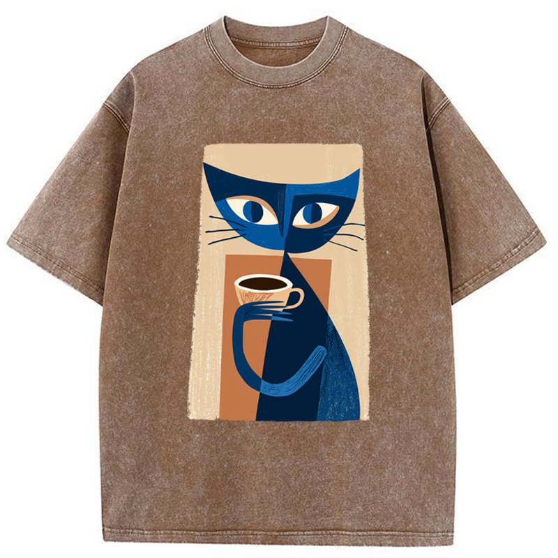 Tokyo-Tiger Morning Ritual Washed T-Shirt