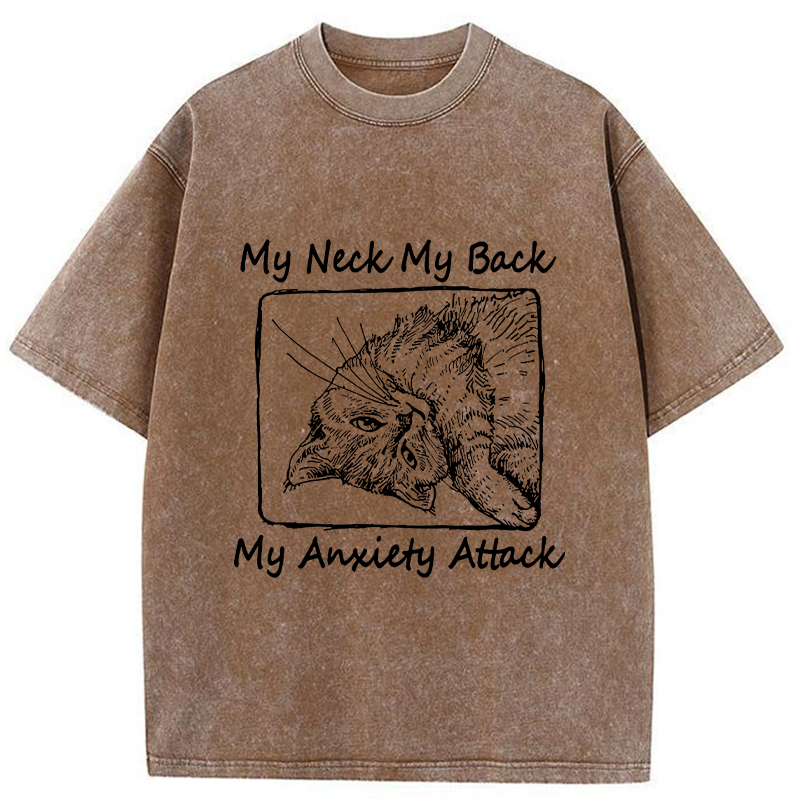 Tokyo-Tiger Cat That Has Lost All Will To Live Washed T-Shirt