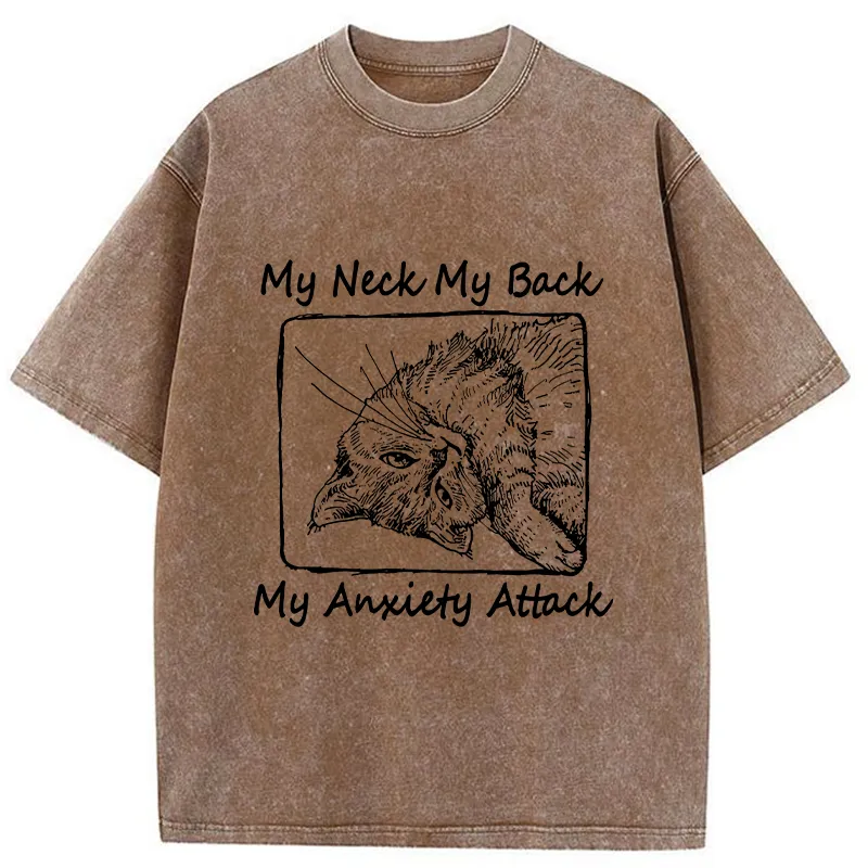 Tokyo-Tiger Cat That Has Lost All Will To Live Washed T-Shirt