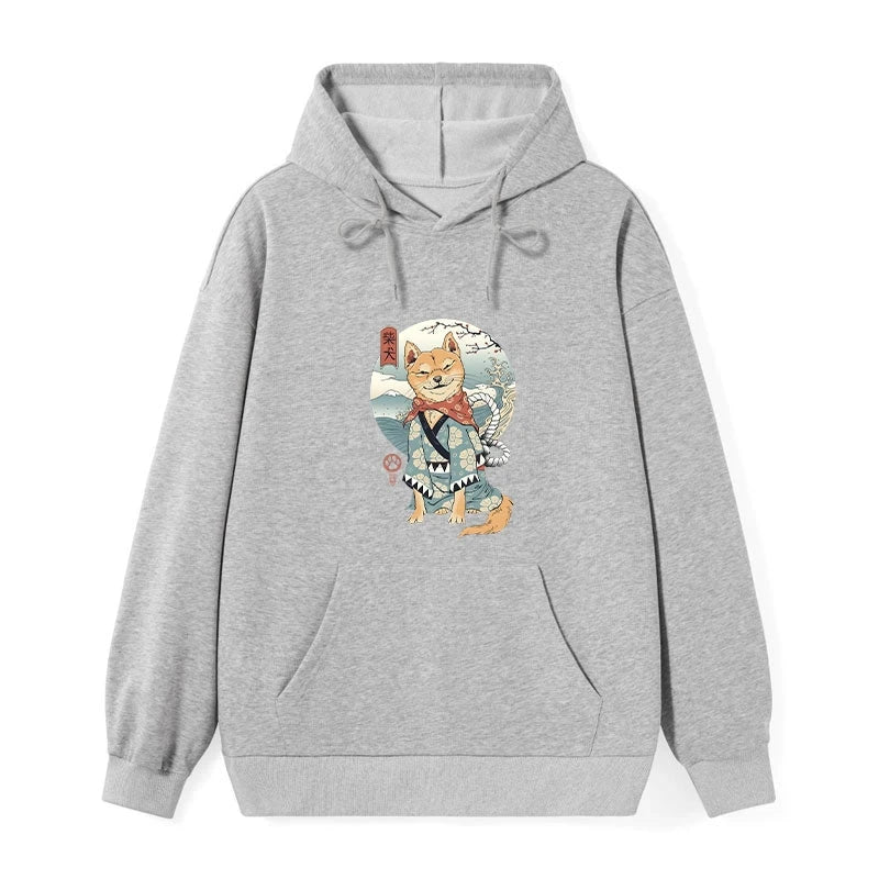 Tokyo-Tiger Samurai Shiba Dog Japanese Classic Hoodie