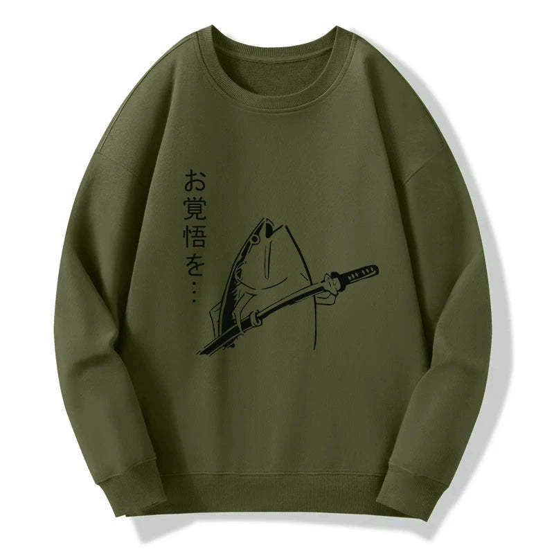 Tokyo-Tiger The Fish With The Knife Japanese Sweatshirt