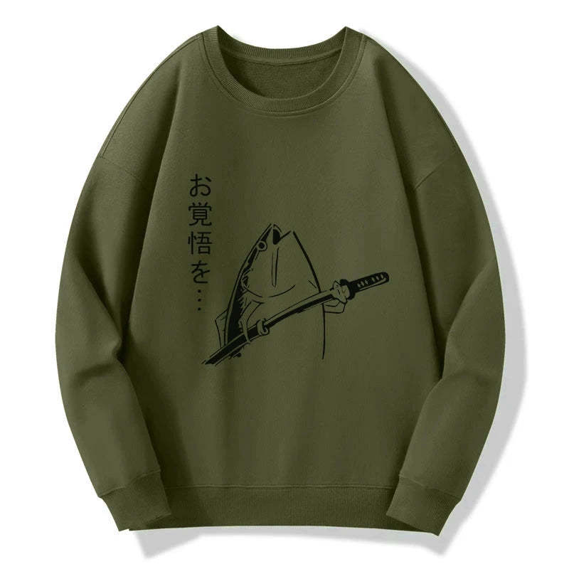 Tokyo-Tiger The Fish With The Knife Japanese Sweatshirt