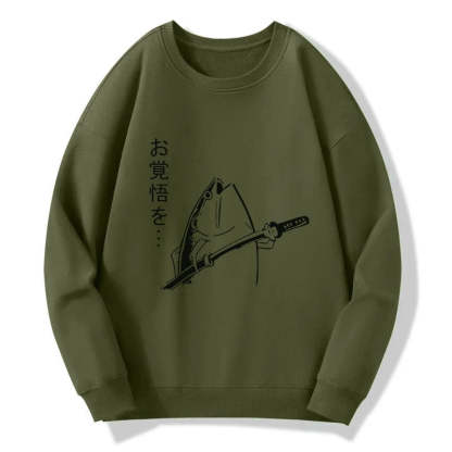 Tokyo-Tiger The Fish With The Knife Japanese Sweatshirt