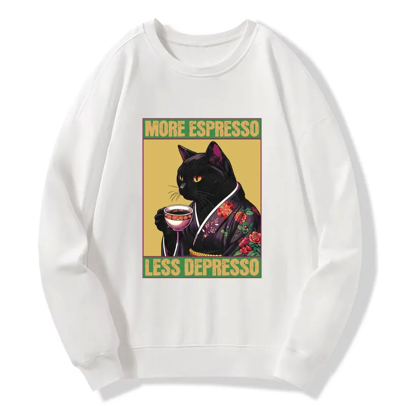 Tokyo-Tiger Up Caffeine Down Depression Sweatshirt