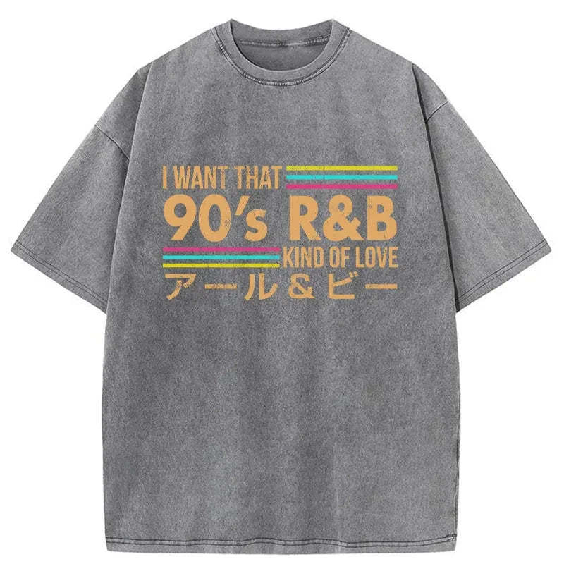 Tokyo-Tiger 90'S R&B Japanese Washed T-Shirt-tokyo-tiger