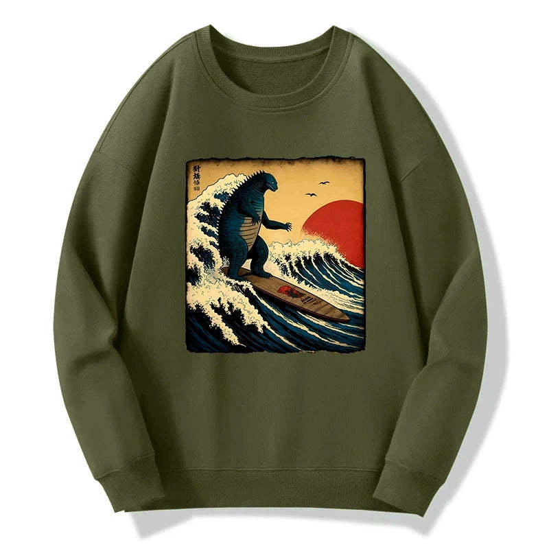 Tokyo-Tiger The Great Wave Sweatshirt